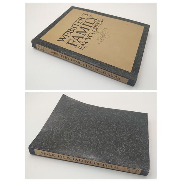 Webster's Family Encyclopedia Set A-Z Paperback Vintage Resource Books - Picture 3 of 16